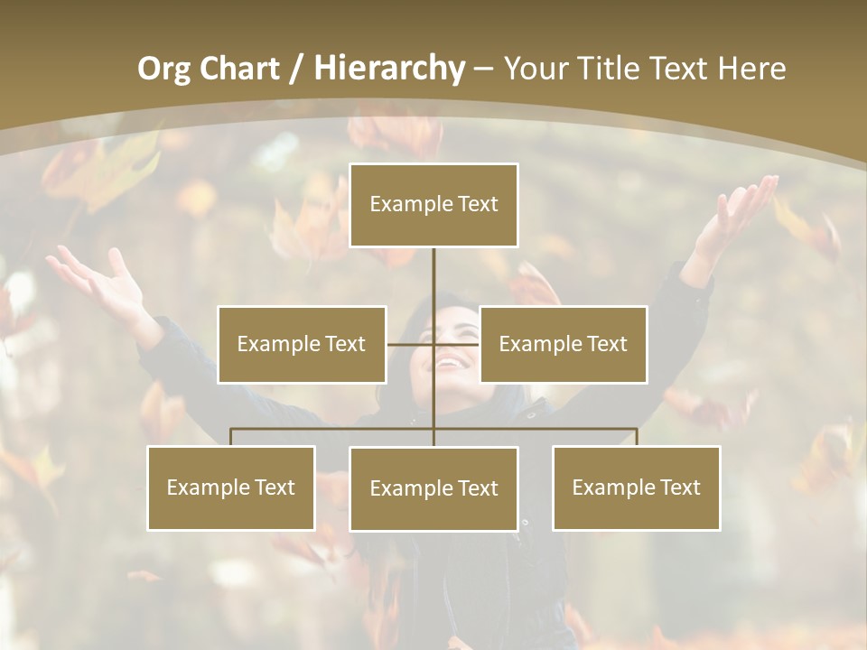 Woman Young Smile PowerPoint Template