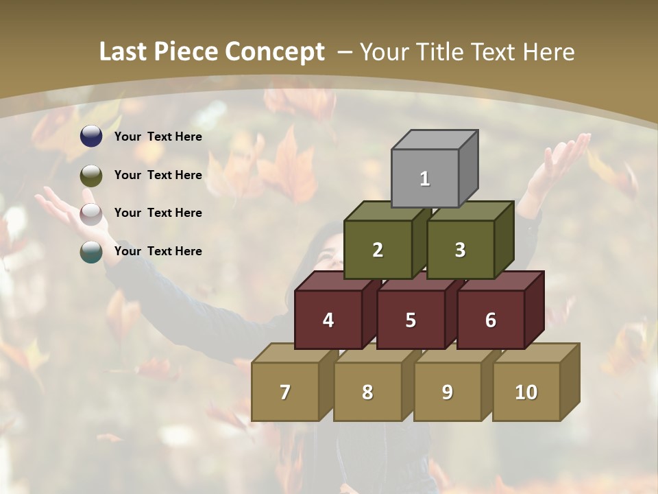 Woman Young Smile PowerPoint Template