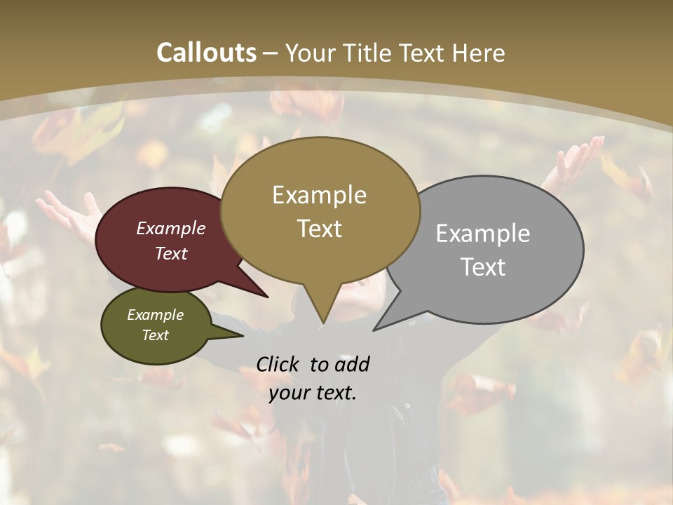 Woman Young Smile PowerPoint Template