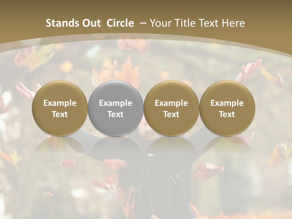 Woman Young Smile PowerPoint Template