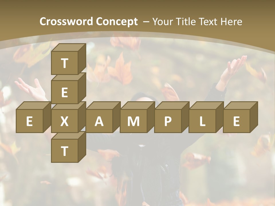 Woman Young Smile PowerPoint Template