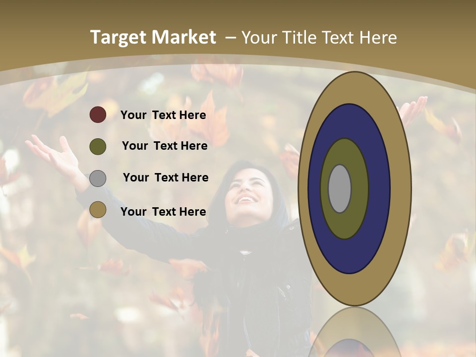 Woman Young Smile PowerPoint Template