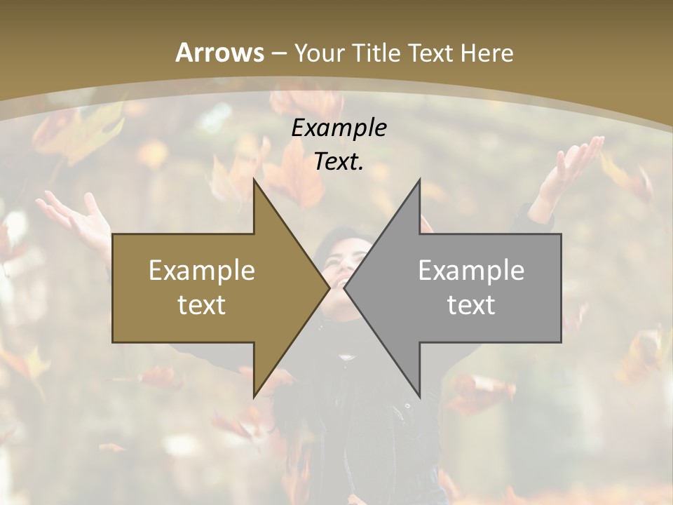 Woman Young Smile PowerPoint Template