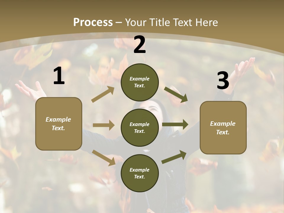 Woman Young Smile PowerPoint Template