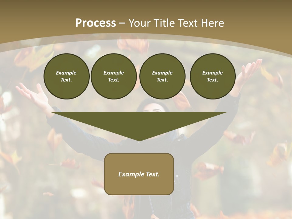 Woman Young Smile PowerPoint Template