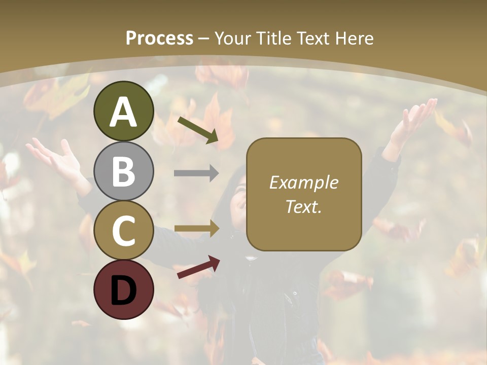 Woman Young Smile PowerPoint Template