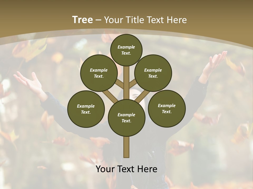 Woman Young Smile PowerPoint Template