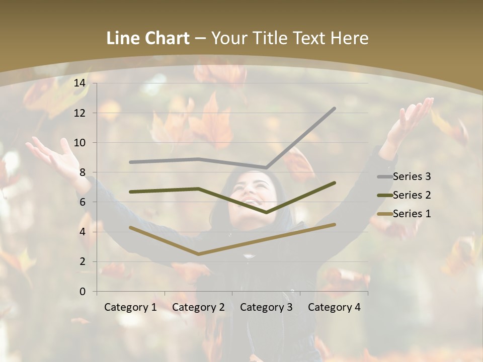 Woman Young Smile PowerPoint Template