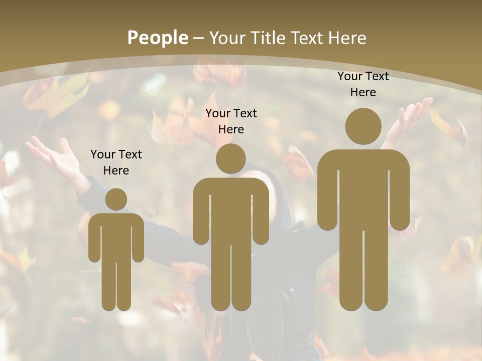 Woman Young Smile PowerPoint Template