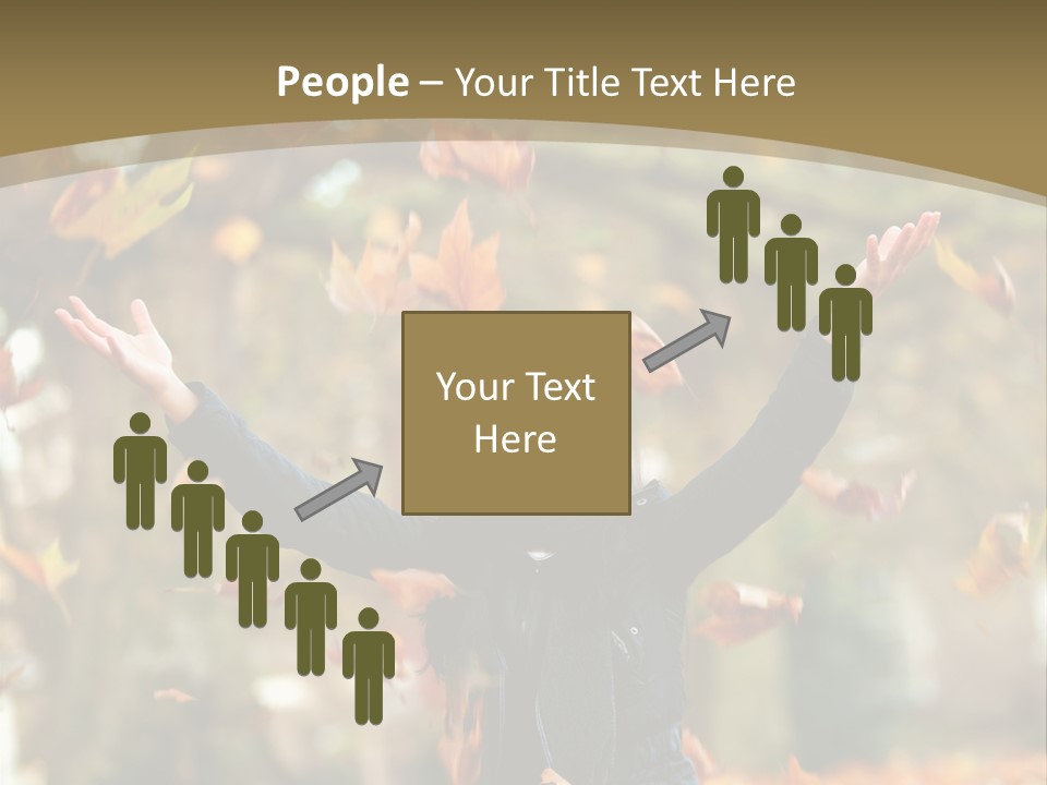 Woman Young Smile PowerPoint Template