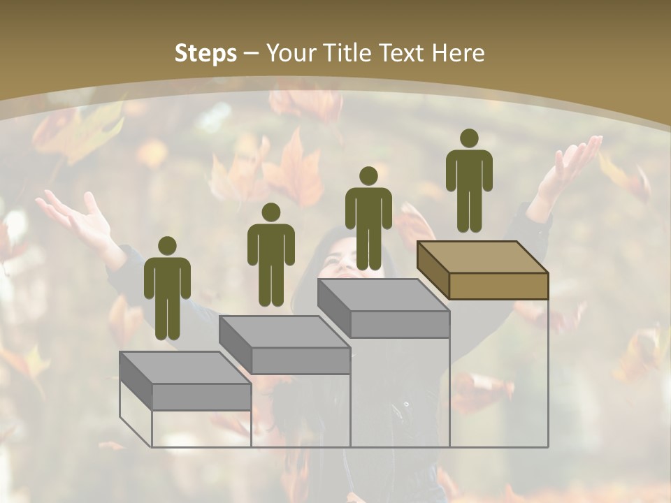 Woman Young Smile PowerPoint Template