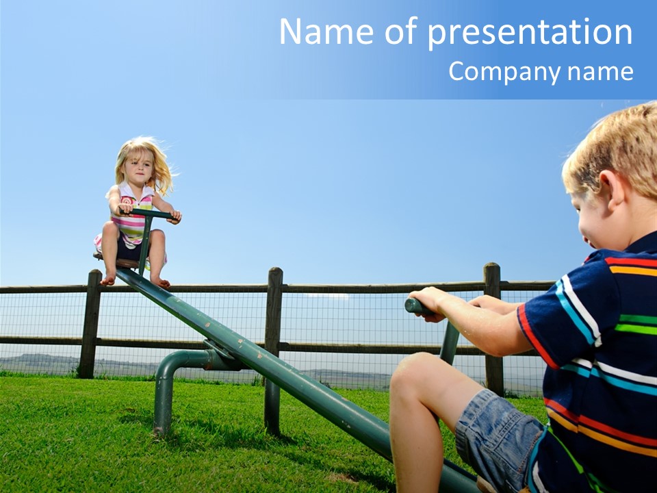 Enjoy Toddler Childhood PowerPoint Template