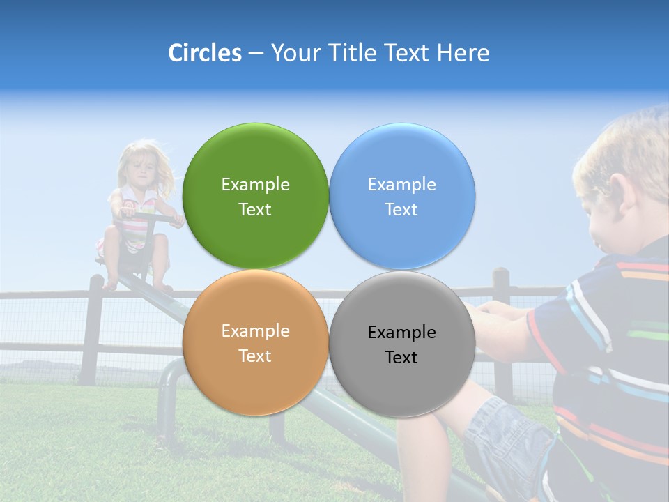 Enjoy Toddler Childhood PowerPoint Template