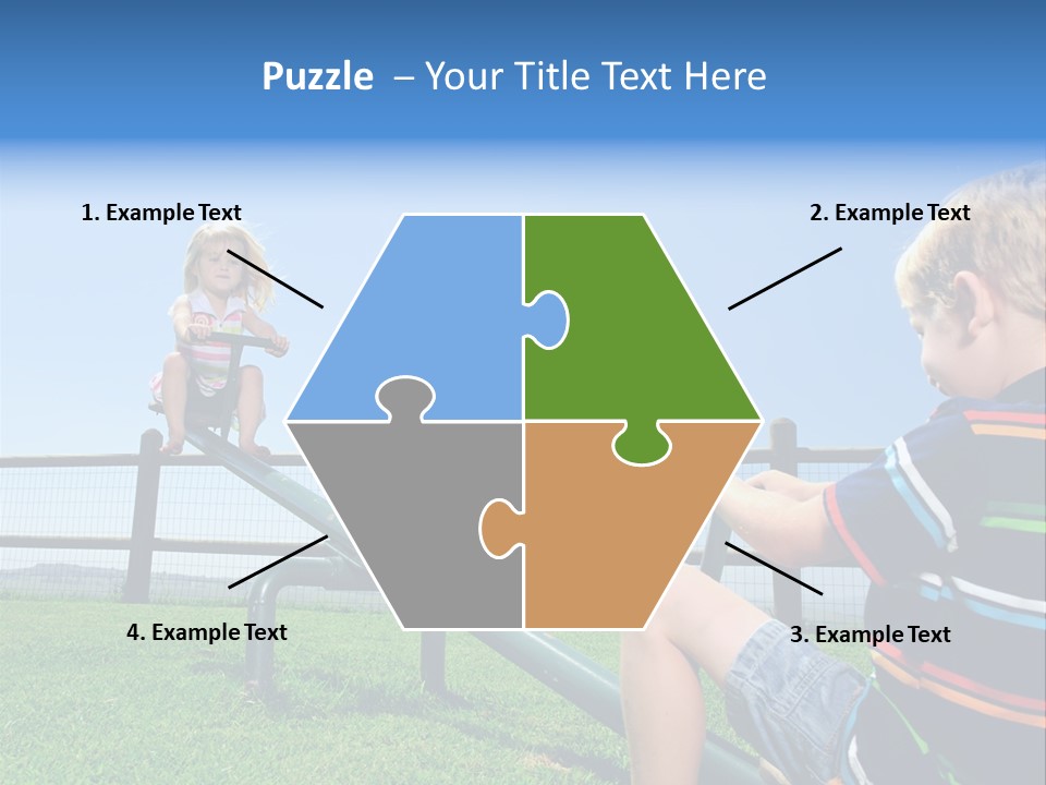 Enjoy Toddler Childhood PowerPoint Template