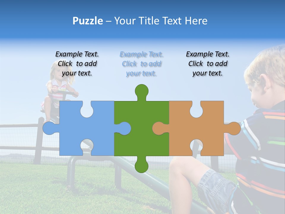 Enjoy Toddler Childhood PowerPoint Template