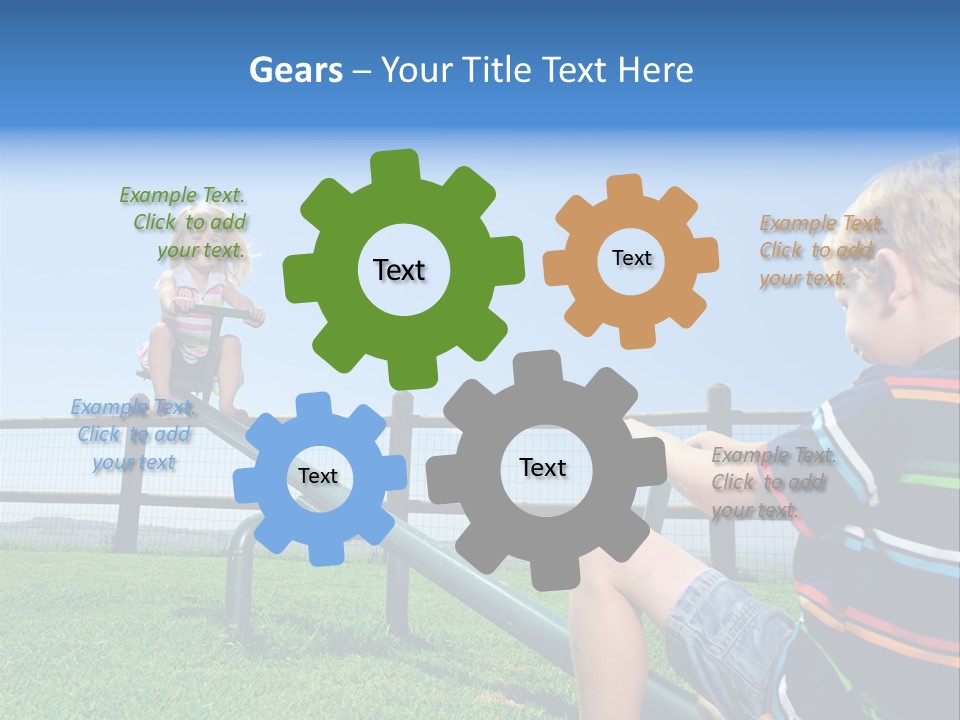 Enjoy Toddler Childhood PowerPoint Template