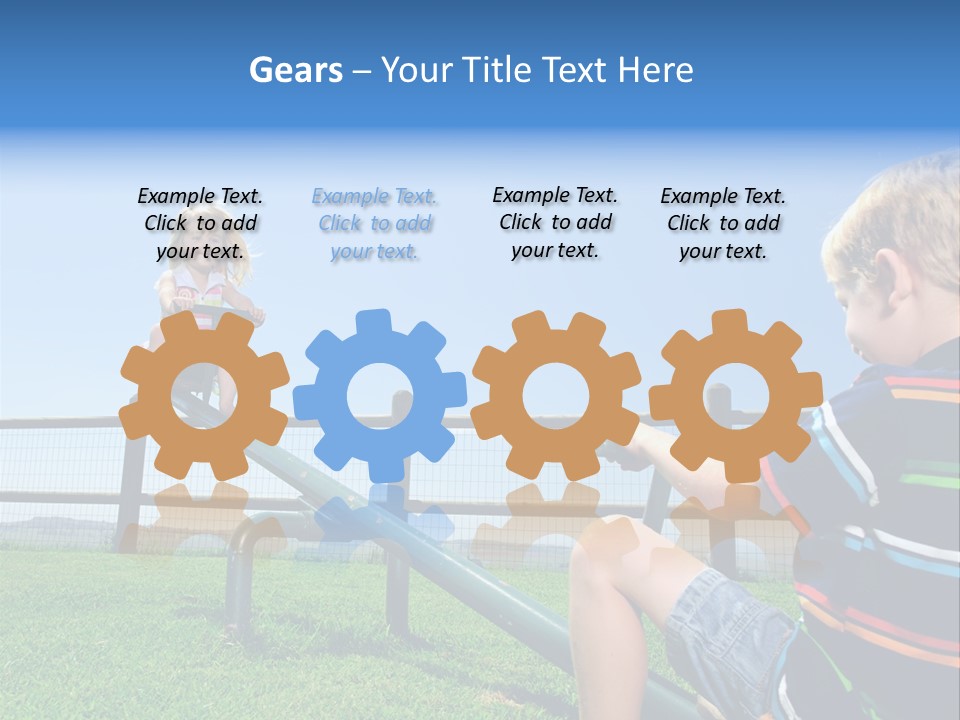 Enjoy Toddler Childhood PowerPoint Template