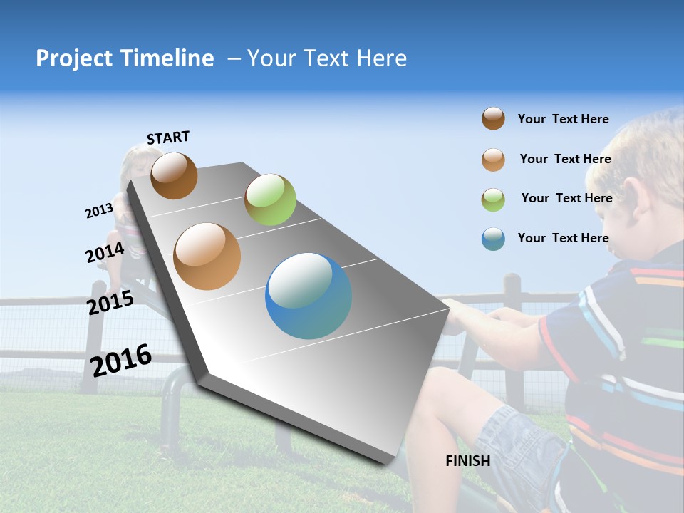 Enjoy Toddler Childhood PowerPoint Template
