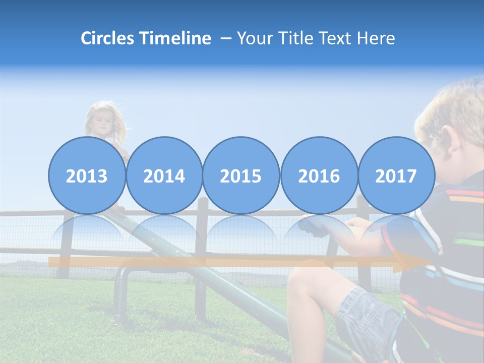 Enjoy Toddler Childhood PowerPoint Template