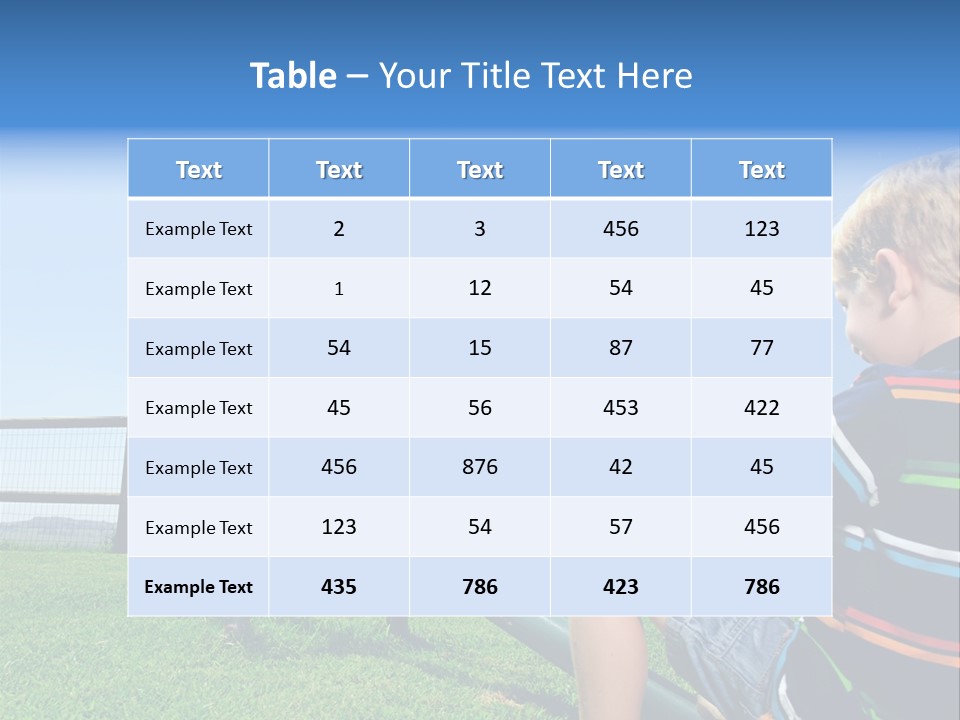 Enjoy Toddler Childhood PowerPoint Template