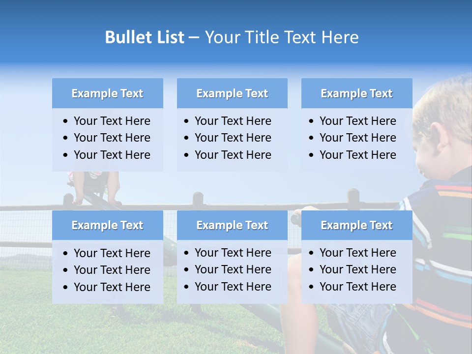 Enjoy Toddler Childhood PowerPoint Template