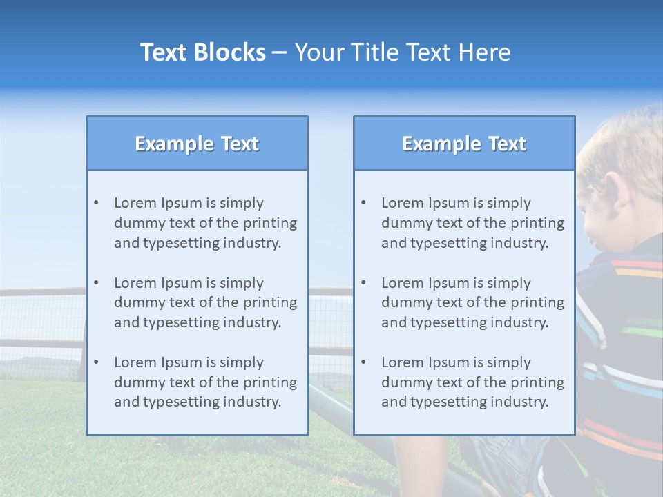 Enjoy Toddler Childhood PowerPoint Template