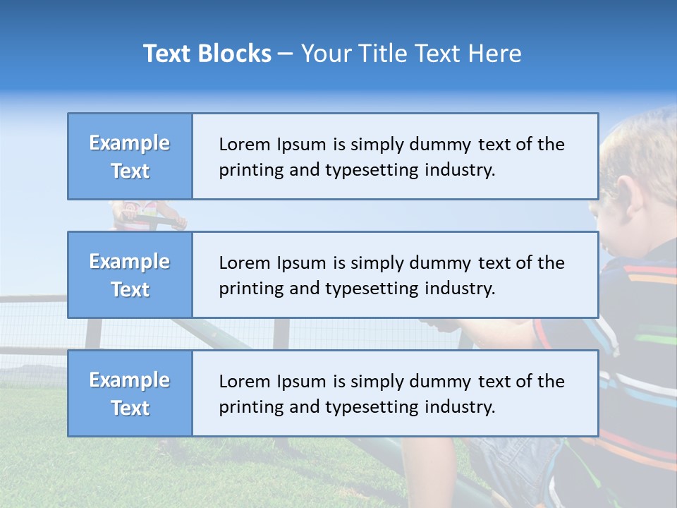 Enjoy Toddler Childhood PowerPoint Template