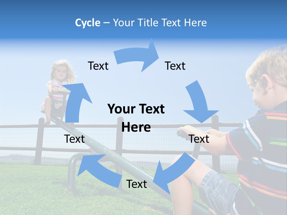 Enjoy Toddler Childhood PowerPoint Template