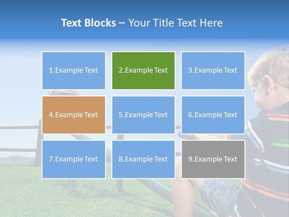 Enjoy Toddler Childhood PowerPoint Template