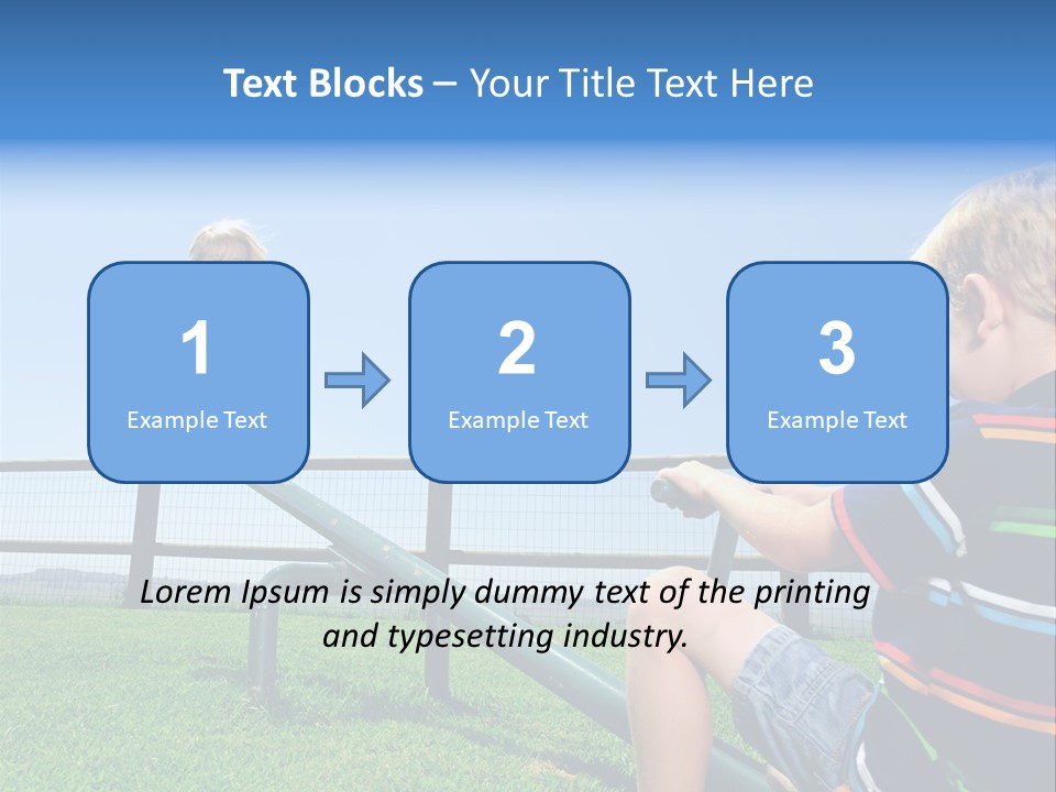 Enjoy Toddler Childhood PowerPoint Template