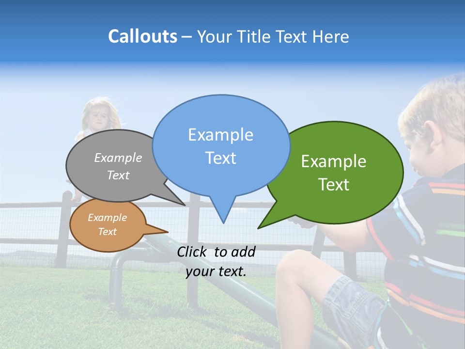 Enjoy Toddler Childhood PowerPoint Template