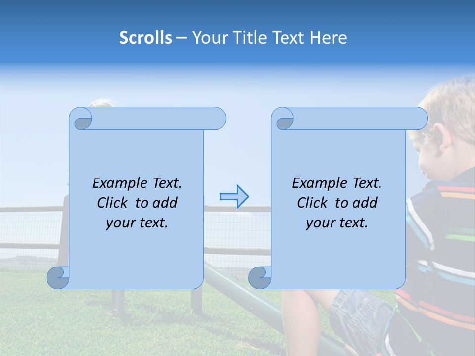 Enjoy Toddler Childhood PowerPoint Template