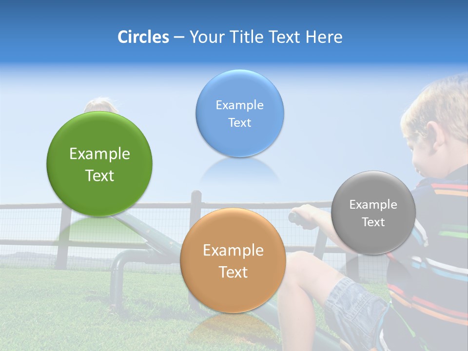 Enjoy Toddler Childhood PowerPoint Template