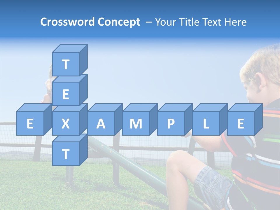 Enjoy Toddler Childhood PowerPoint Template