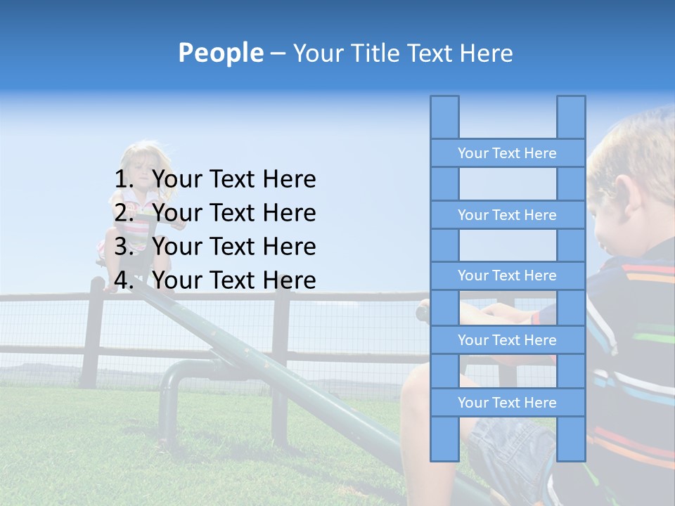 Enjoy Toddler Childhood PowerPoint Template