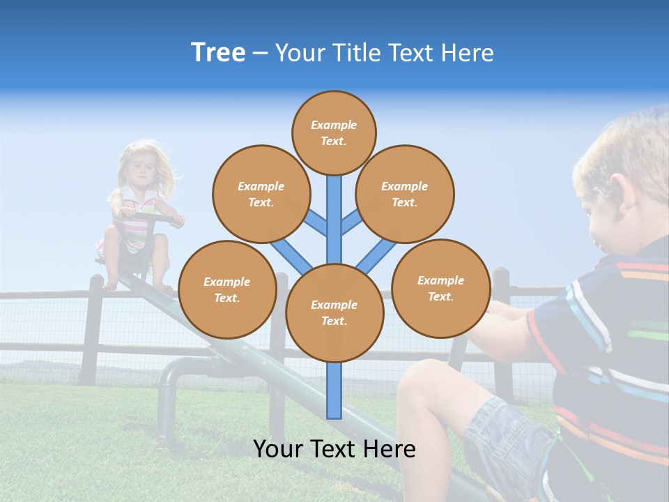 Enjoy Toddler Childhood PowerPoint Template