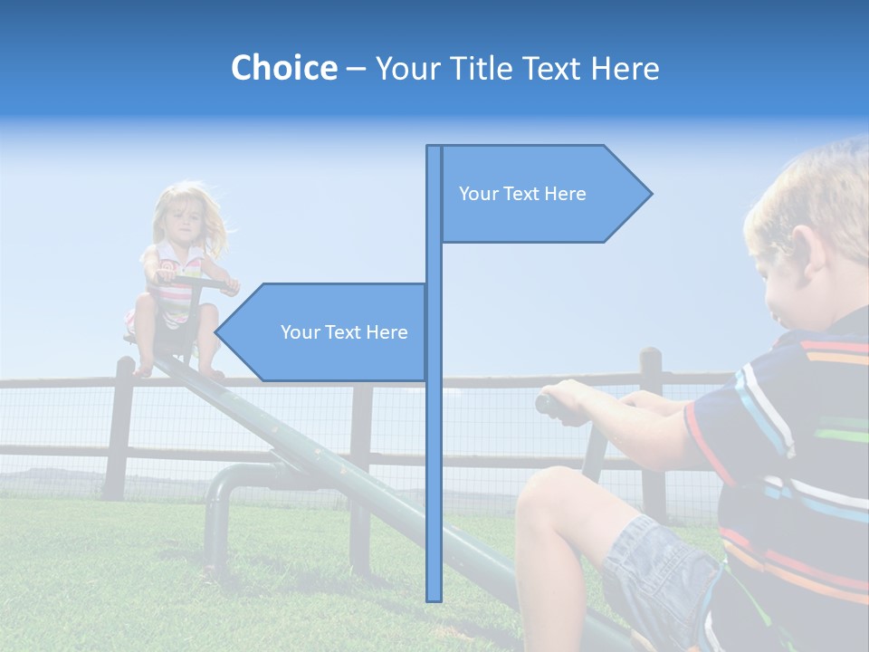 Enjoy Toddler Childhood PowerPoint Template