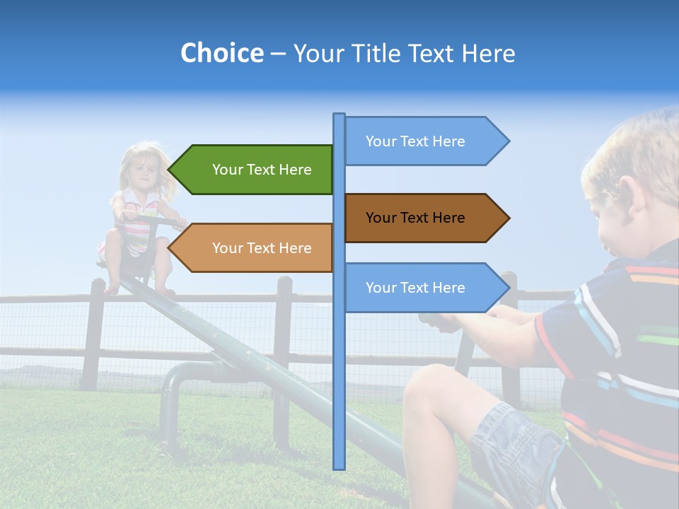 Enjoy Toddler Childhood PowerPoint Template