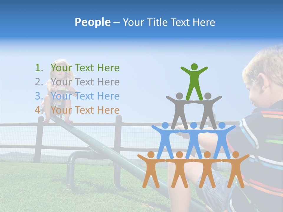 Enjoy Toddler Childhood PowerPoint Template