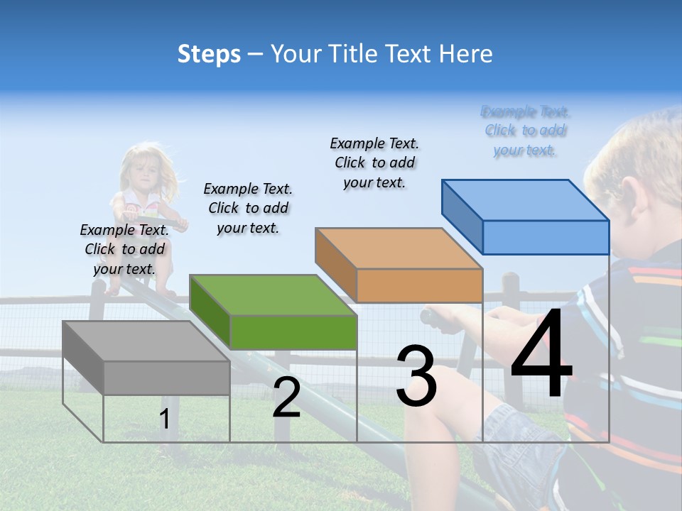 Enjoy Toddler Childhood PowerPoint Template