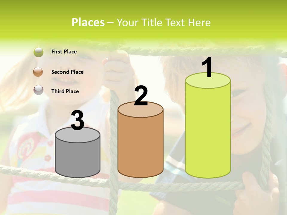 Male Activity Posing PowerPoint Template