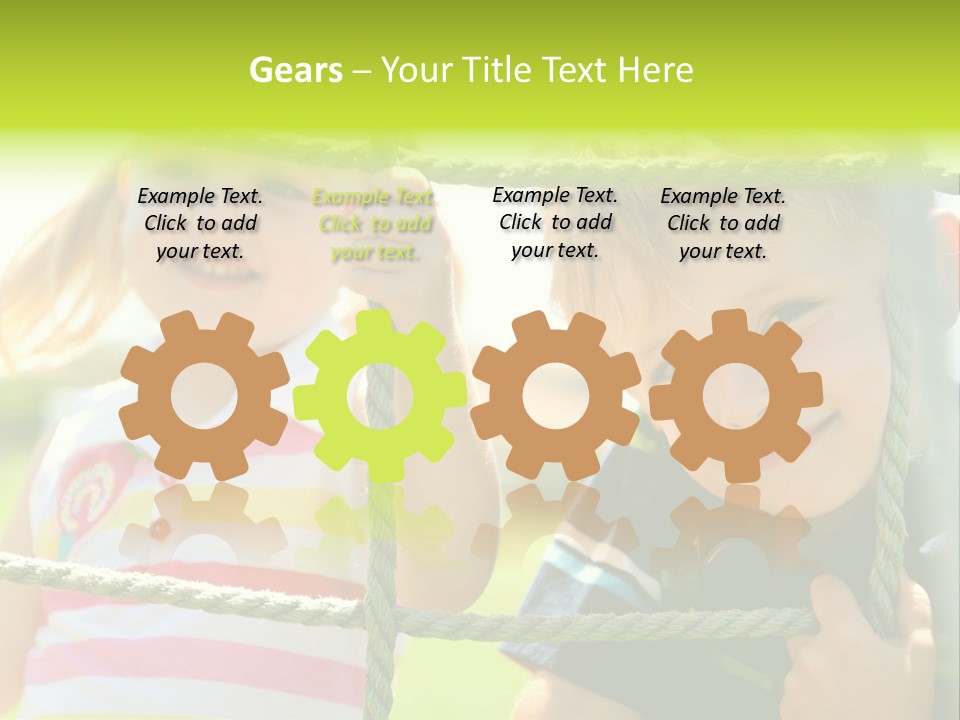 Male Activity Posing PowerPoint Template