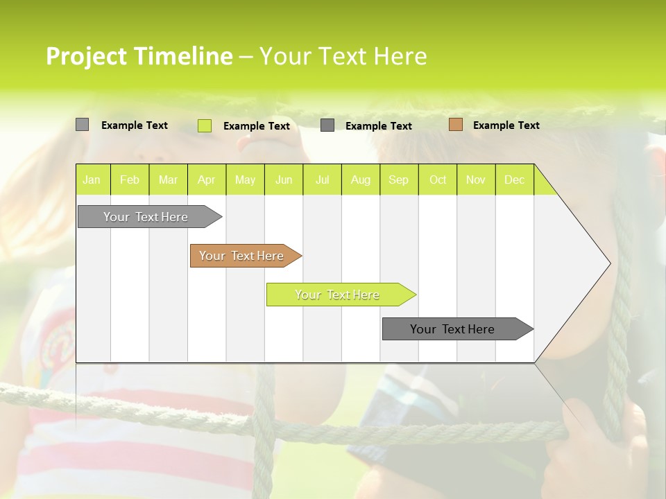 Male Activity Posing PowerPoint Template