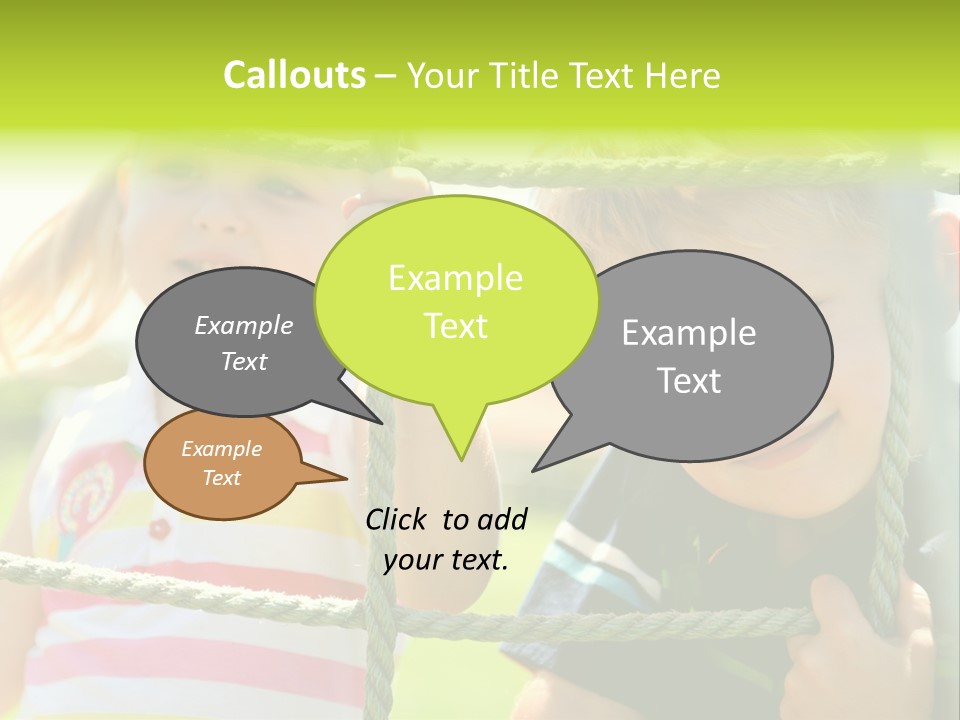 Male Activity Posing PowerPoint Template
