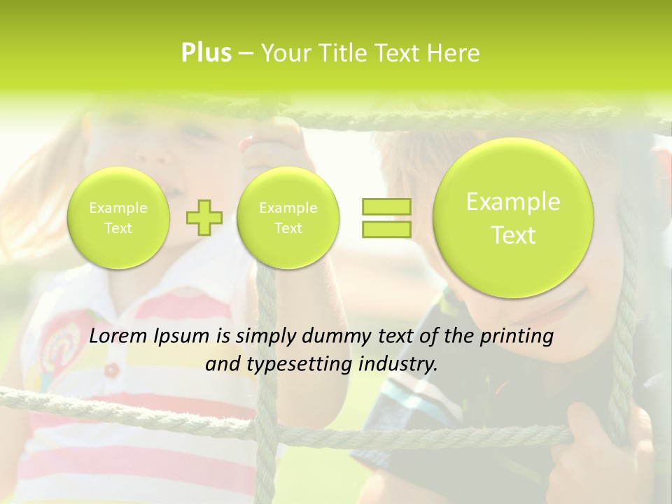 Male Activity Posing PowerPoint Template