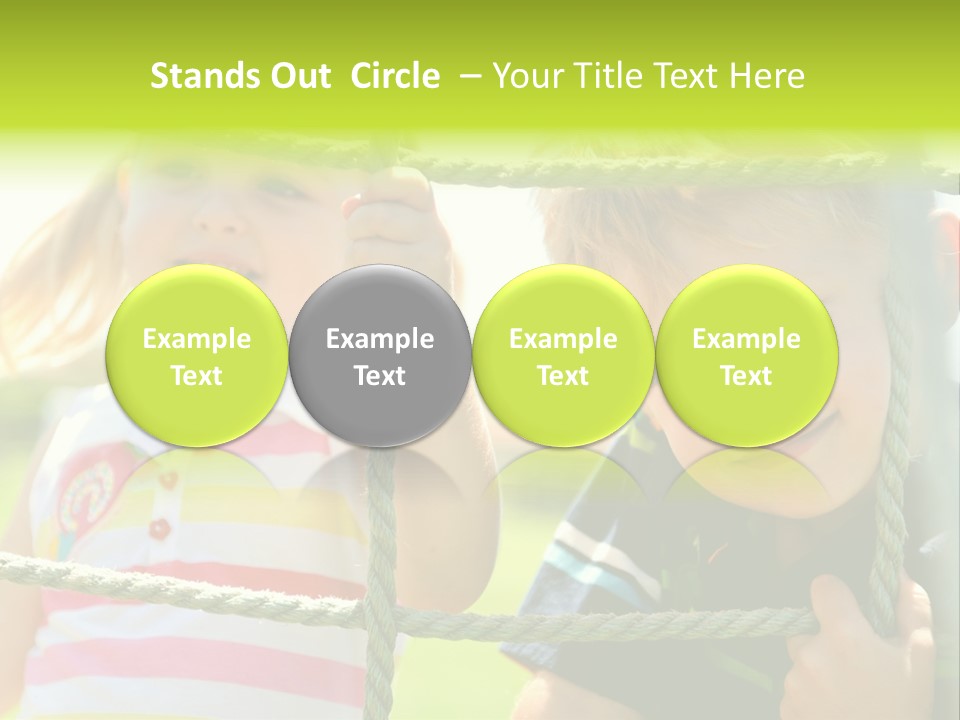 Male Activity Posing PowerPoint Template