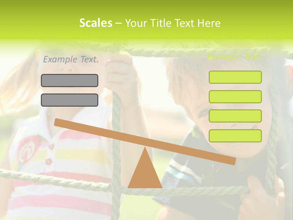 Male Activity Posing PowerPoint Template