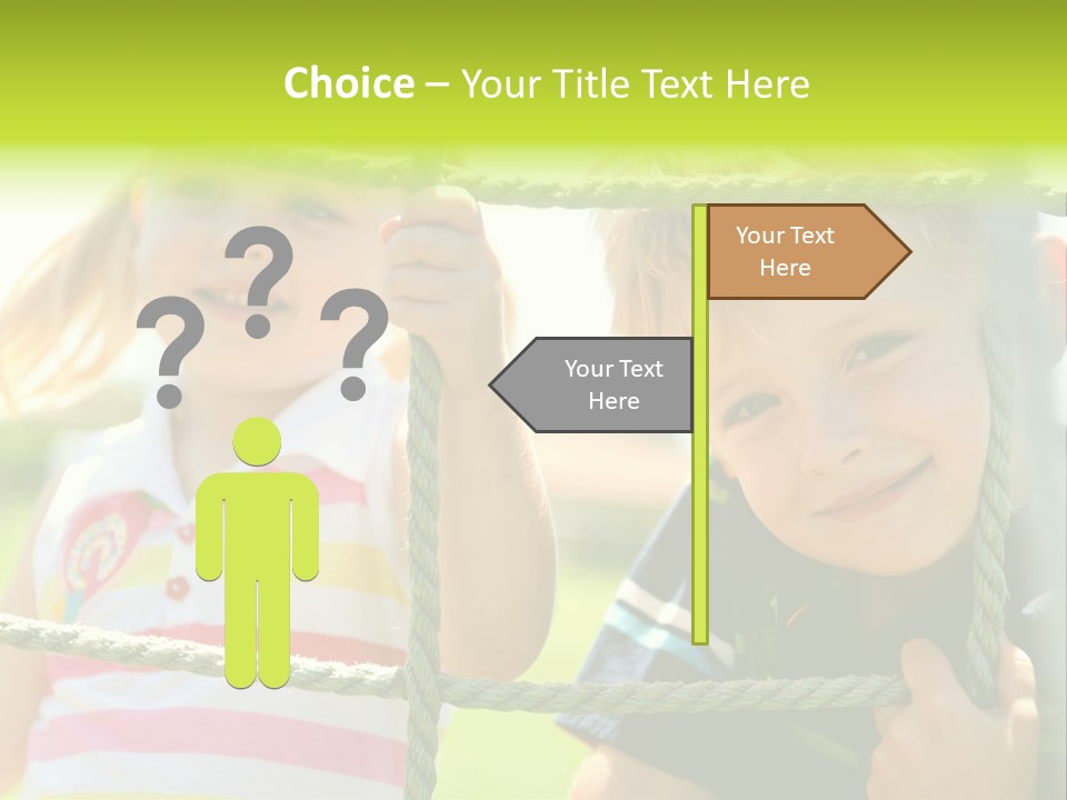 Male Activity Posing PowerPoint Template