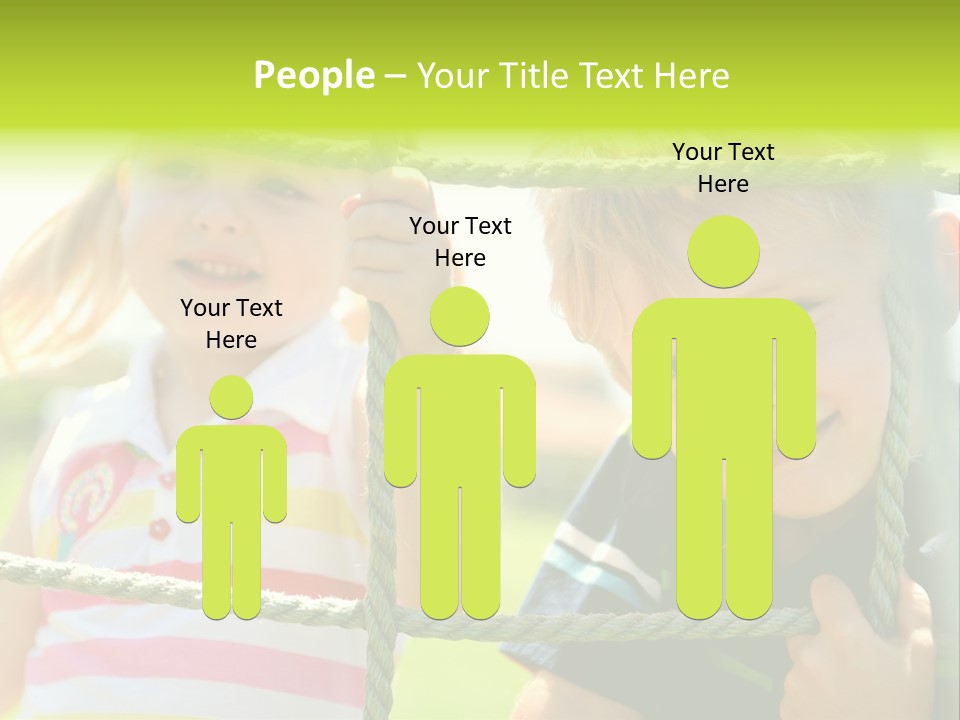 Male Activity Posing PowerPoint Template