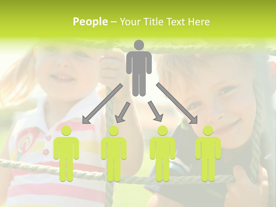 Male Activity Posing PowerPoint Template